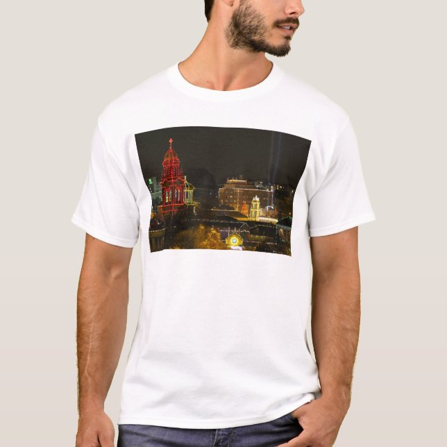 Kansas City Plaza Lights T-Shirt (Vorderseite)