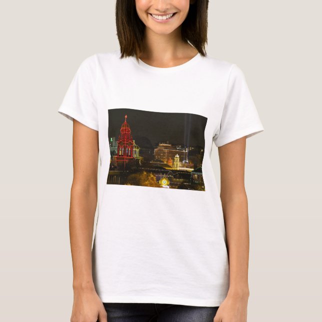 Kansas City Plaza Lights T-Shirt (Vorderseite)