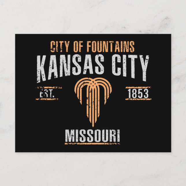 Kansas City Postkarte (Vorderseite)