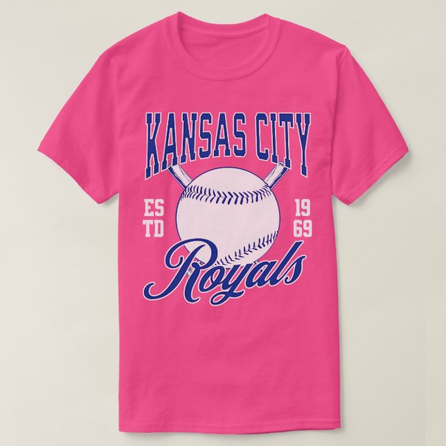 Kansas City Royaals Minimalistisch Style T-Shirt (Design vorne)