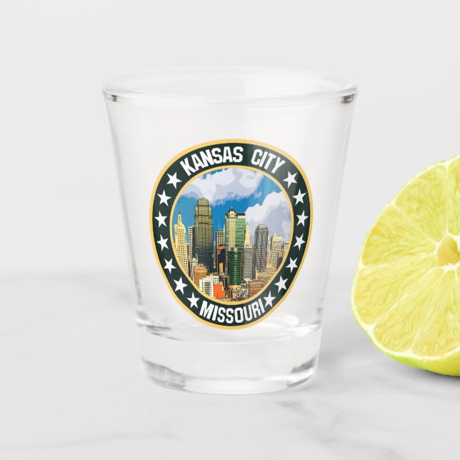 Kansas City Schnapsglas (Vorderseite)