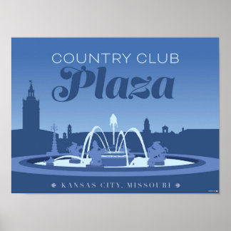 Kansas City Sehenswürdigkeiten: Country Club - 24 Poster