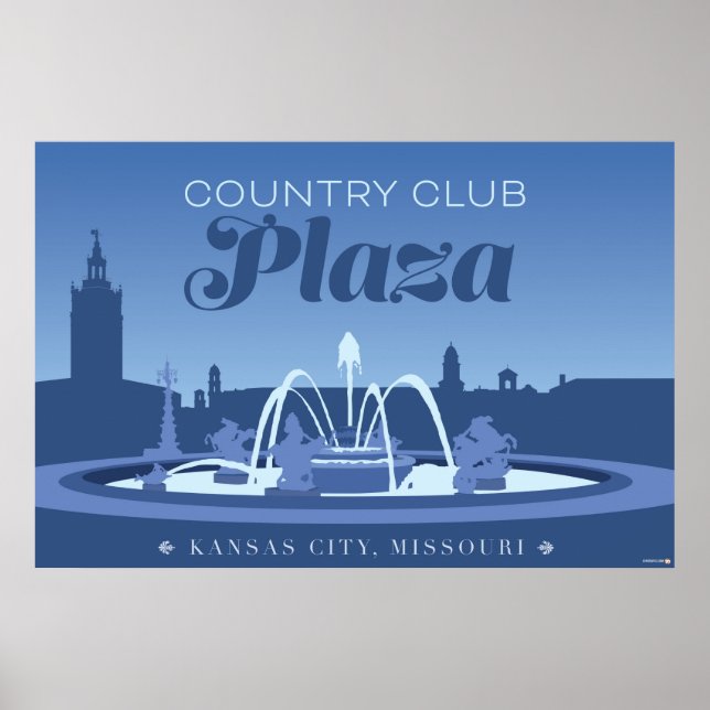 Kansas City Sehenswürdigkeiten: Country Club - 36  Poster (Vorne)