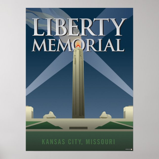 Kansas City Sehenswürdigkeiten: Freiheitsdenkmal - Poster (Vorne)