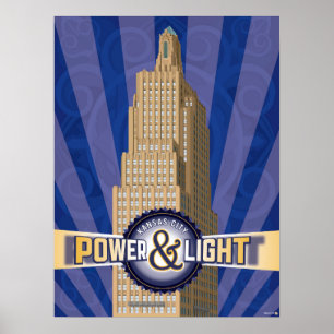 Kansas City Sehenswürdigkeiten: KCPL - 18 x 24 Poster