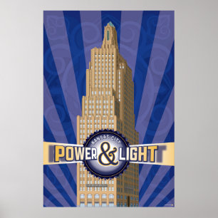 Kansas City Sehenswürdigkeiten: KCPL - 24 x 36 Poster