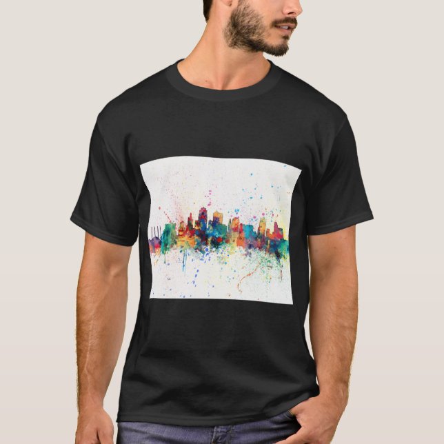 Kansas City Skyline 10 T-Shirt (Vorderseite)