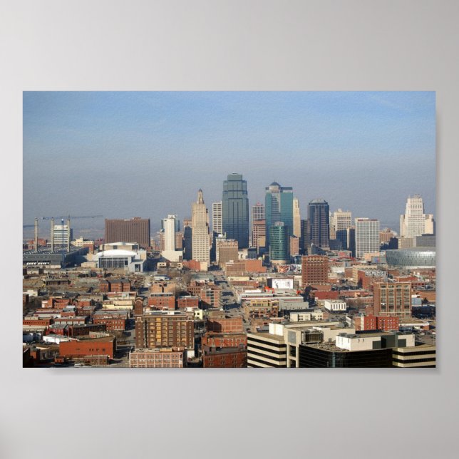 Kansas City Skyline Poster (Vorne)