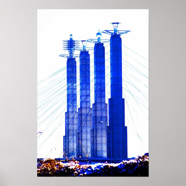 Kansas City Skyline Poster (Vorne)