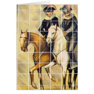 Kansas City Tiles Mural Reiten auf Pferd