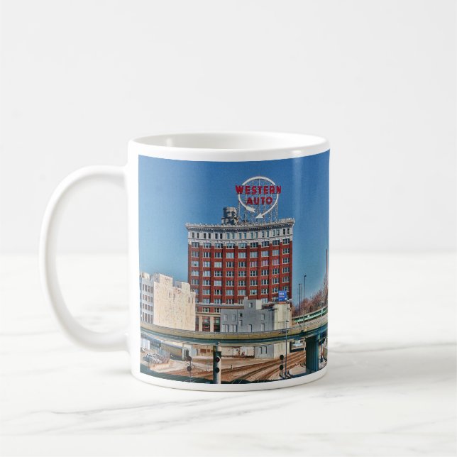 Kansas City Western Auto Sign Kaffeetasse (Links)