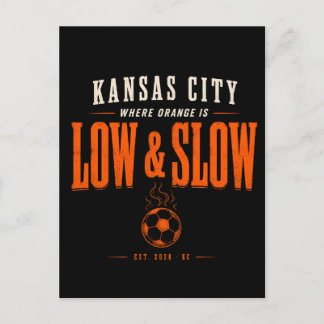 Kansas City, wo Orange langsam und gemächlich ist Feiertagspostkarte