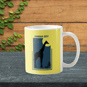 Kansas City Zoo Missouri Vintage Giraffe Kaffeetasse