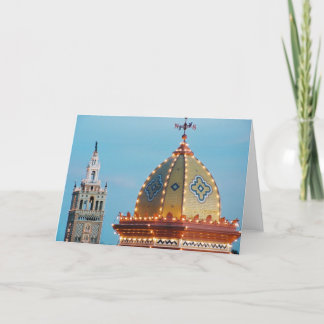 Kansas- CityCountryklub-Piazza-Lichter Feiertagskarte