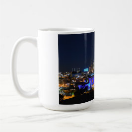 Kansas- CityGewerkschafts-Station im Blau Kaffeetasse