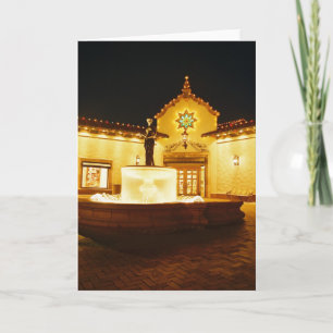 Kansas- Citypiazza-Lichter Feiertagskarte