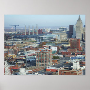 Kansas- CitySkyline-Plakat Poster