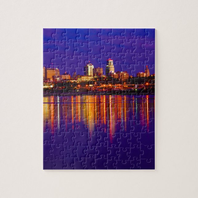 Kansas- CitySkyline Puzzle (Vertikal)
