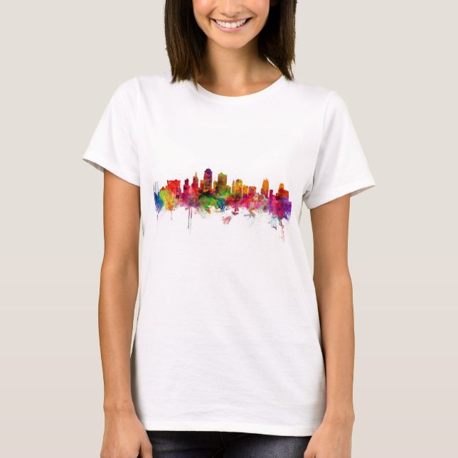 Kansas- CitySkyline T-Shirt (Vorderseite)