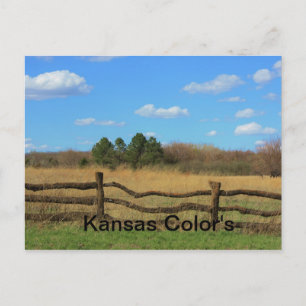 Kansas Color Postcard Postkarte