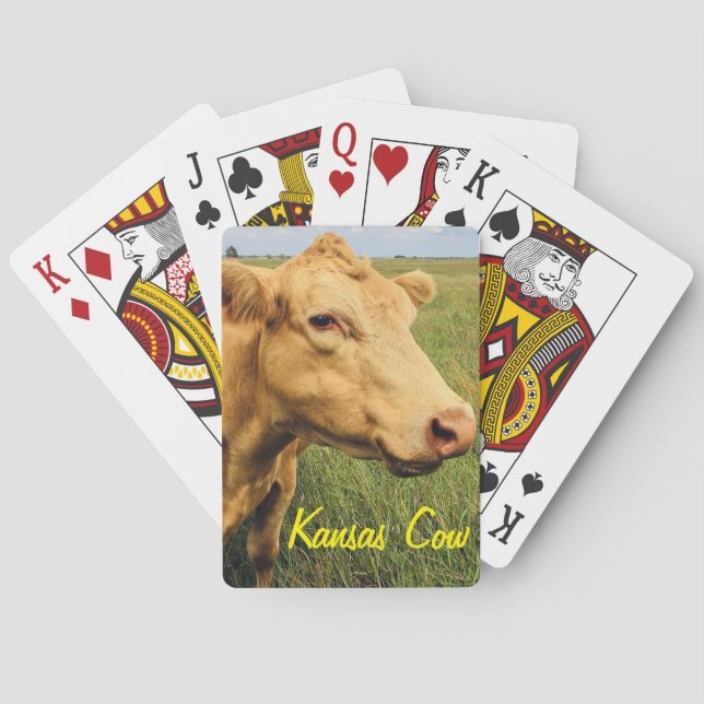 Kansas Cow Spielkarten (Rückseite)