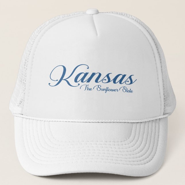 Kansas (dekorativ) truckerkappe (Vorderseite)