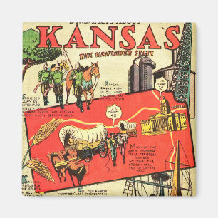 Kansas, der Staat der Sonnenblumen Magnet