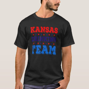 Kansas Drinking Team Staatsstolz Beer Drinks T-Shirt