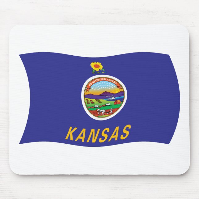 Kansas Flag Mousepad (Vorne)