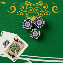 Kansas-Flagge & Siegel, Flagge von Kansas Pokerchips