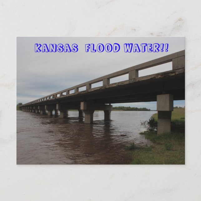 Kansas Flowater POST CARD Postkarte (Vorderseite)