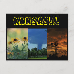 Kansas Fotos Postkarte