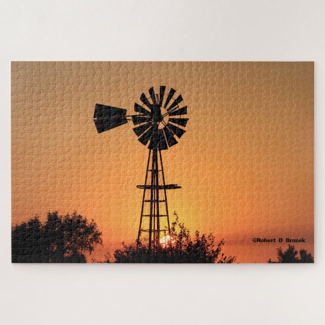 Kansas Golden Sunset Puzzle (Horizontal)