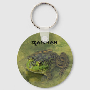 Kansas Green Bull Frog Schlüsselkette Schlüsselanhänger