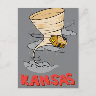 Kansas Hurricane Postkarte