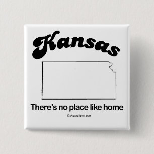 KANSAS - "KANSAS-STAATS-MOTTO" T - Shirts und Gang Button