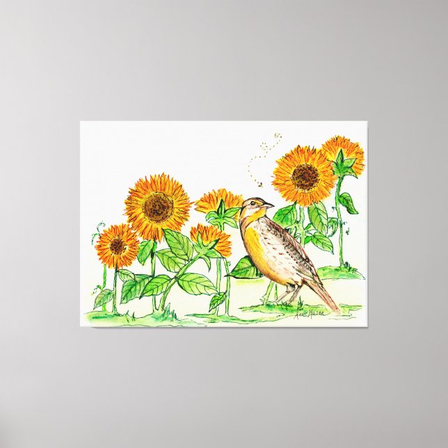 Kansas Leinwanddruck (Vorderseite)