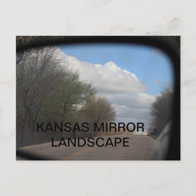 KANSAS MIRROR LANDSCAPE POST CARD POSTKARTE (Vorderseite)