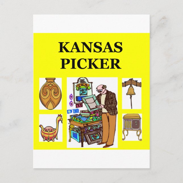 KANSAS-Picker Postkarte (Vorderseite)