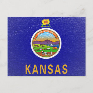 Kansas Postkarte