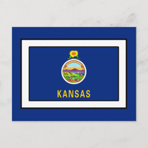 Kansas Postkarte
