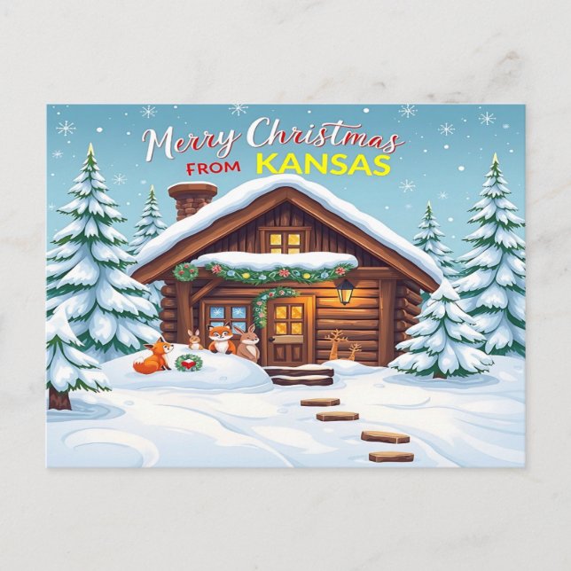KANSAS-Postkarte Postkarte (Vorderseite)