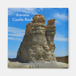 Kansas-Schloss-Felsen MAGNET