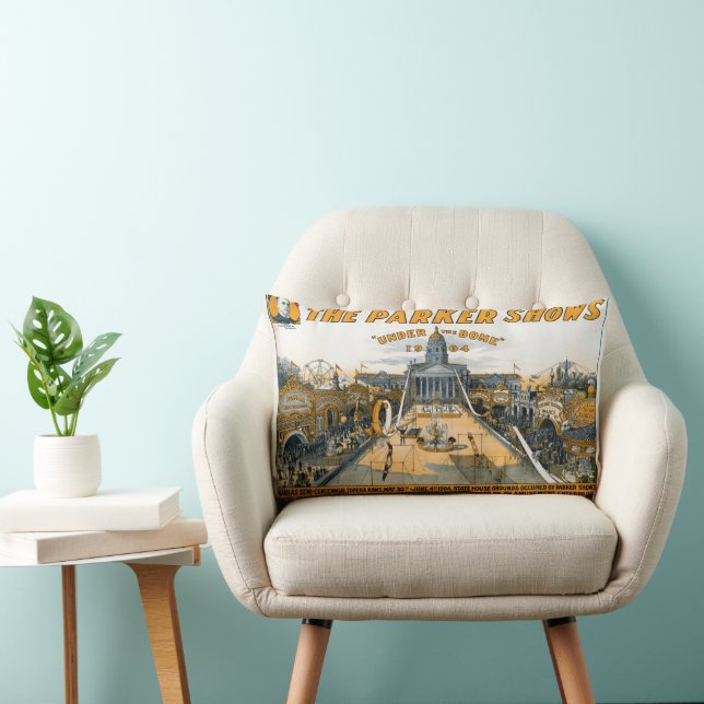 Kansas Semi-Centennial Staat House Grounds. Lendenkissen (Stuhl )