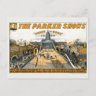 Kansas Semi-Centennial Staat House Grounds. Postkarte