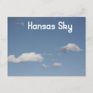 Kansas Sky Postcard Postkarte