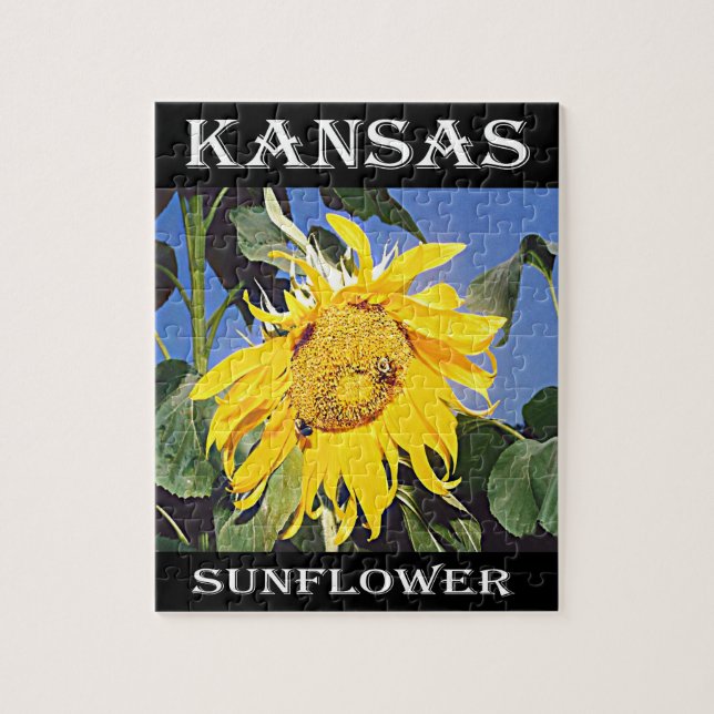 Kansas Sonnenblume Puzzle (Vertikal)