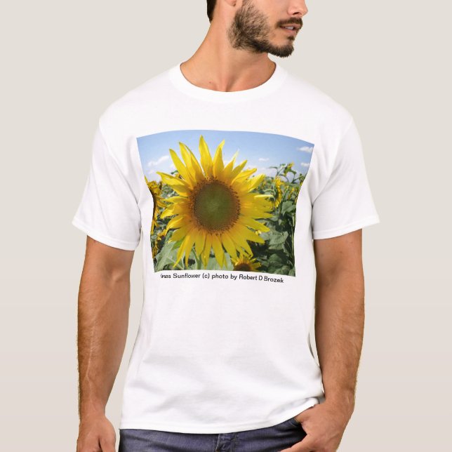 Kansas-Sonnenblume T-Shirt (Vorderseite)