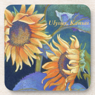Kansas-Sonnenblume-Untersetzer Getränkeuntersetzer