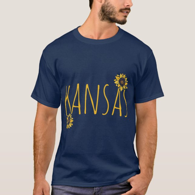Kansas Sonnenblumen 1 T-Shirt (Vorderseite)